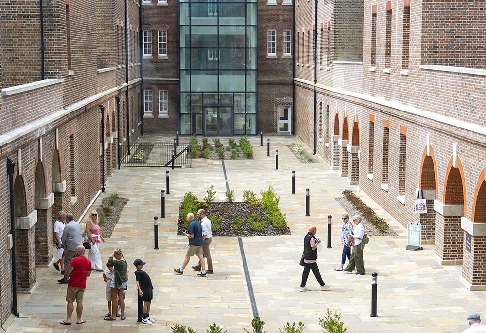 A warm welcome: Haslar Open Day hosts a record crowd of 1,000 visitors Image